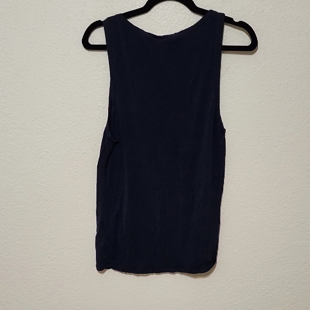 H&M Blue Fitted Tank Top - Picture 6 of 6